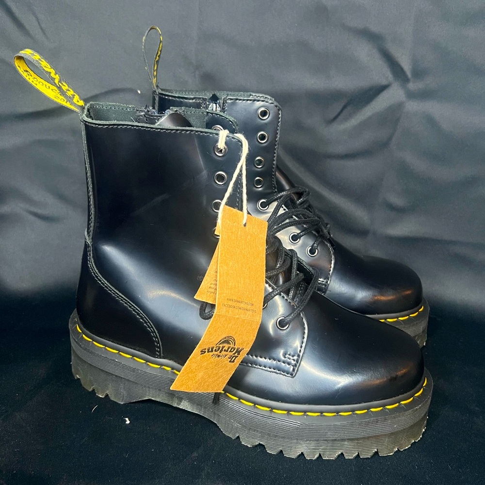 Dr. Marten Jadon Boot Smooth Leather Platforms